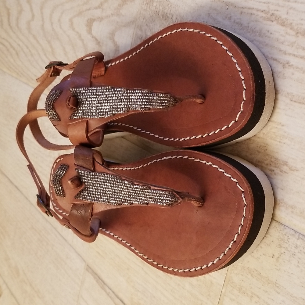 Laid Back London "Lucas" Handmade Sandals in EUC!